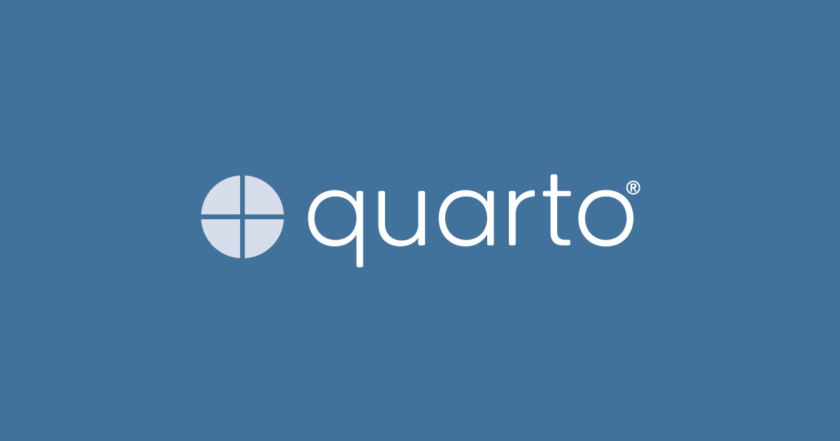 Quarto is the open-source scientific and technical publishing system of choice in this course